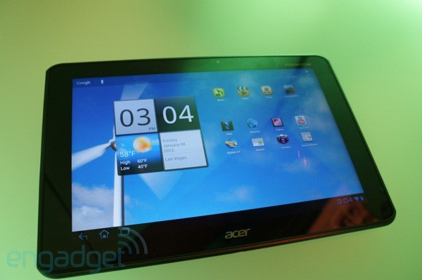 Acer Iconia Tab A700 - via Engadget